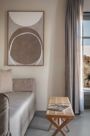 Maisonette Sea View | 起居區 |  LCD 液晶電視