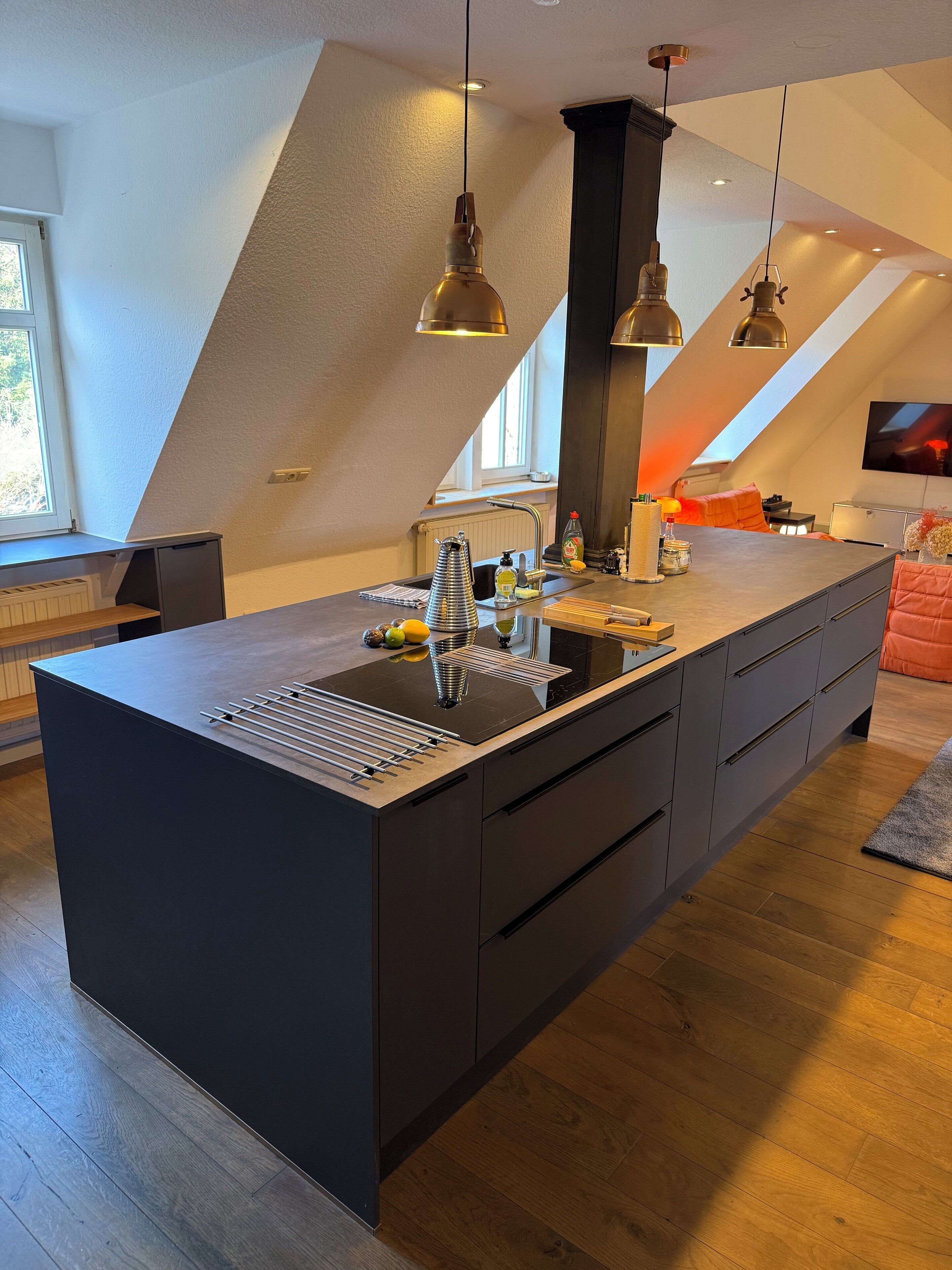 Refrigerador, horno, parrilla de estufa y lavavajillas 