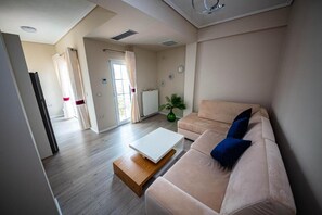 Room, 1 Bedroom, Smoking, Balcony | Living area - Room in Apartment - Albania Dream Holidays Apartment Ksamil (Ksamil)