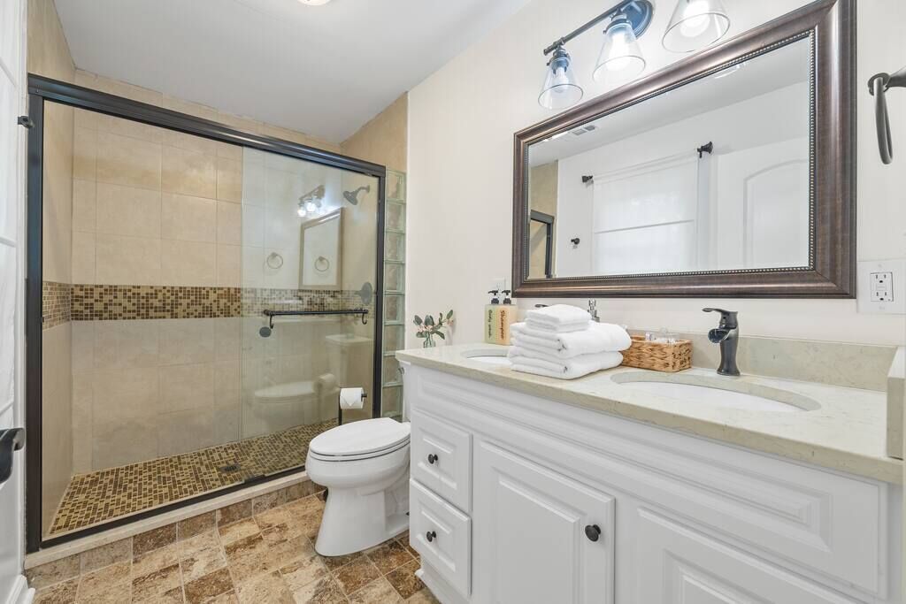 Shower, hair dryer