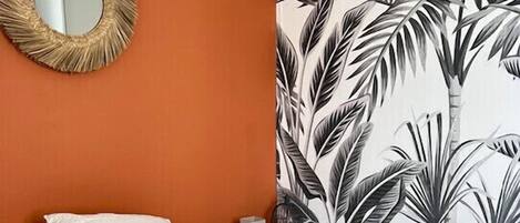 1 室のベッドルーム、アイロン / アイロン台、WiFi、ベッドシーツ