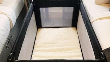 2 bedrooms, iron/ironing board, travel crib, free WiFi