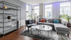 Basic Apartment | Living area | TV - Central & Stylish 1BD Flat Tottenham Court Road! (London)