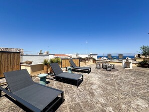 Terrace/patio - Typical house with a seafront terrace in the center of Otranto - Marea Stays Collection (Otranto)