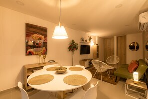 Living area - Moderno Apartamento con diseño caribe (Cartagena)