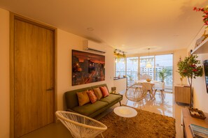 Living area - Moderno Apartamento con diseño caribe (Cartagena)