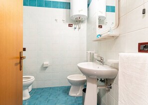 Dusch, bidé och handdukar