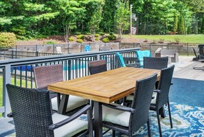 Outdoor dining - 8BR Resort Estate with Pool and Theater (Fletcher)