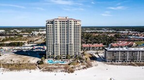 Exterior - Oceanfront ex large balcony, Amazing panoramic views of Gulf from 16th floor (Panama City Beach)