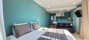 1 室のベッドルーム、WiFi、ベッドシーツ