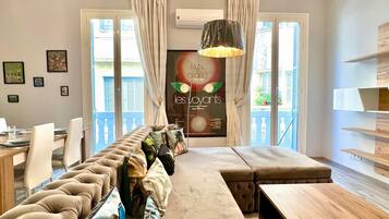 Apartment, Accessible, Smoking | 2 bedrooms, in-room safe, soundproofing, Internet