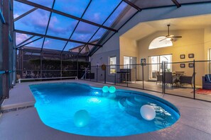 Una piscina climatizada