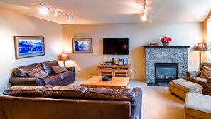 Thunder Ridge Chalet #5 | Living area - Thunder Ridge by Fernie Lodging CO (Fernie)