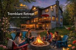 Property grounds - Luxury Tremblant Chalet • Hot Tub • Fireplace • Firepit • BBQ • 7 min to Ski (Mont-Tremblant)