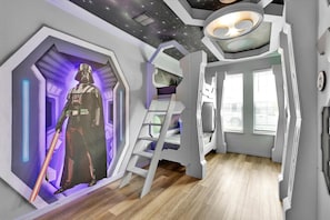 10 slaapkamers, een bureau, een strijkplank/strijkijzer, gratis wifi
