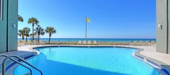 Beachfront Condo w/ Gulf Views From Large Balcony + Resort Amenities!