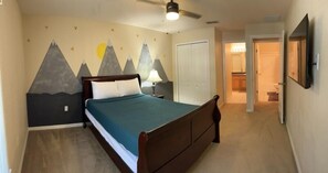 3 habitaciones, escritorio, tabla de planchar con plancha y wifi gratis