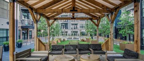 Overnattingsstedets uteområder