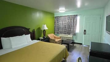 Desk, WiFi (free), bed sheets