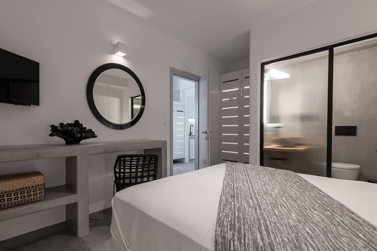 Suite Deluxe, 1 camera da letto, vista mare | 1 camera, biancheria da letto di alta qualità, tende oscuranti