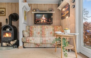 Fireplace, DVD player