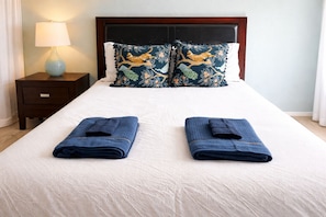 1 bedroom, iron/ironing board, travel crib, WiFi