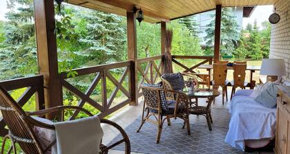 Marilyn's house in the heart of the Noteć Forest - near lake.