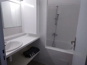 Shower, hair dryer