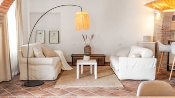 Televisión, chimenea