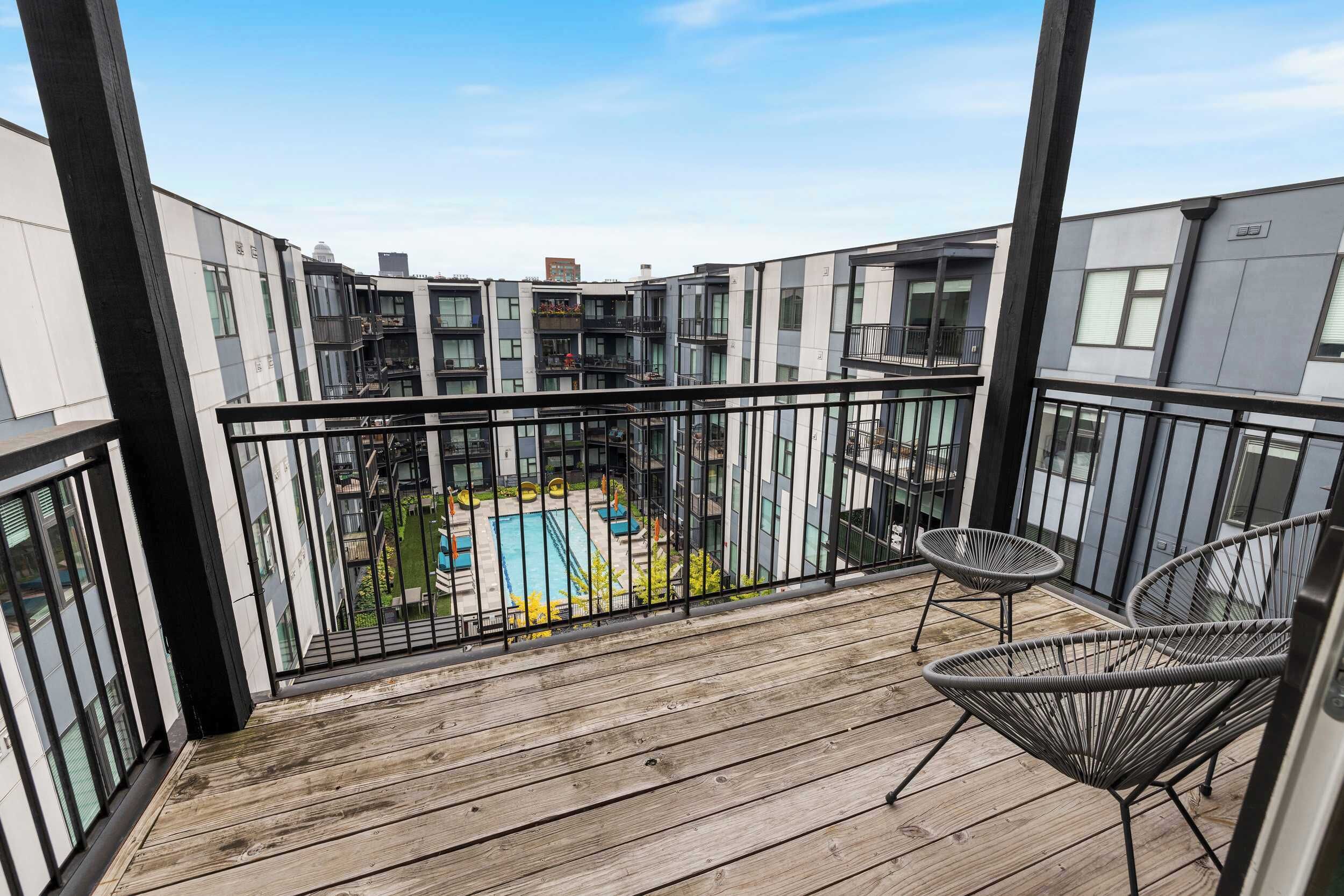 Appartement Familial, 3 chambres, non-fumeurs | Balcon