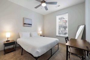 Apartment, 3 Bedrooms, Non Smoking | 2 Units | Laptop workspace, iron/ironing board, free WiFi, bed sheets - CozySuites at Nulu (Louisville)