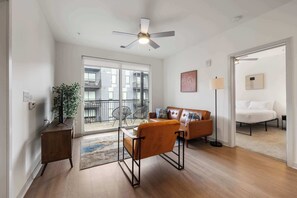 Apartment, 3 Bedrooms, Non Smoking | 2 Units | Living area - CozySuites at Nulu (Louisville)