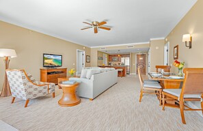 Smart TV, DVD player, stereo, offices