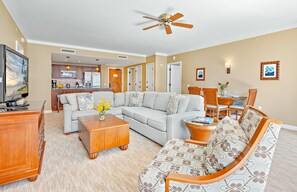 Fernseher, DVD-Player, Stereoanlage