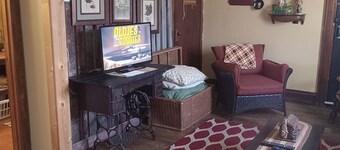 Our Guest house is a cozy get away, in a small town.