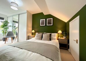 1 chambre, fer et planche Ă repasser, Wi-Fi, draps fournis