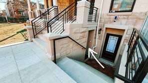 Exterior detail - Private Modern Luxury Suite in Historic Stone Home (Washington)