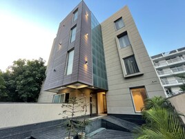 Front of property – evening/night