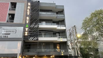 Voorkant van accommodatie