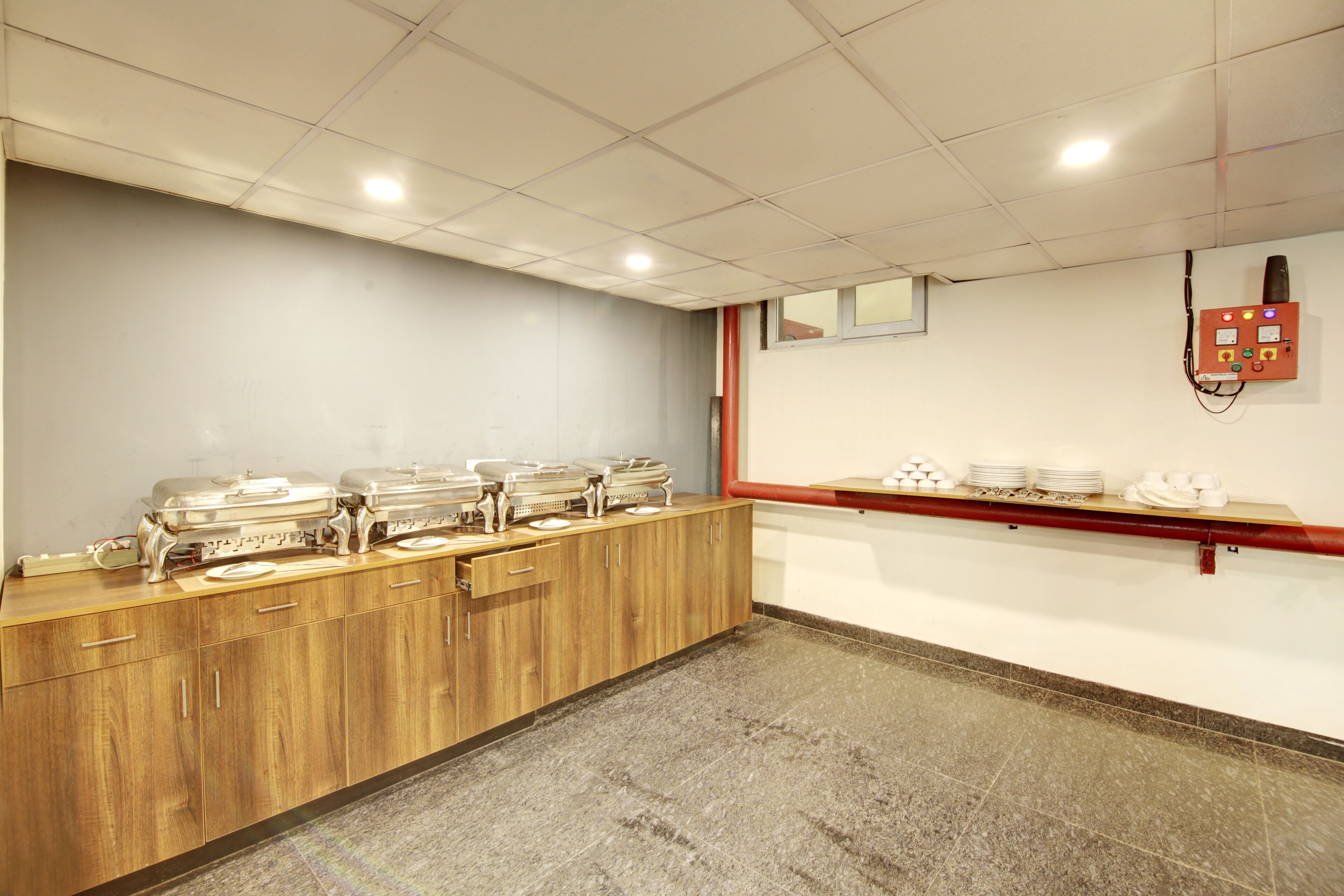 Café da manhã com buffet todos os dias mediante uma taxa