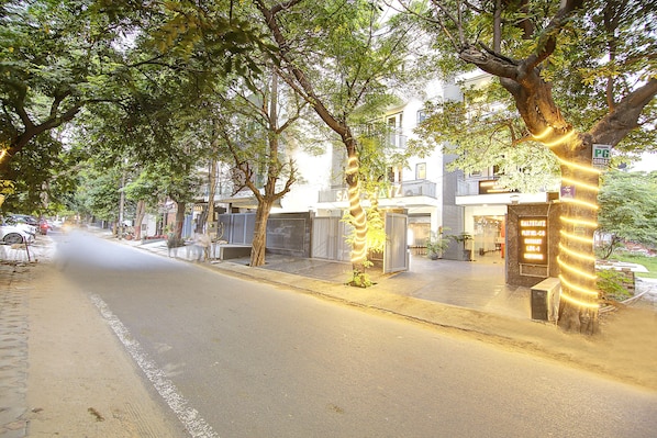 Front of property – evening/night