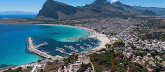 Villa Salamanca with a side sea view