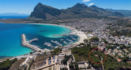 Villa Salamanca with a side sea view