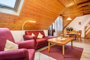 Télévision, table de tennis de table