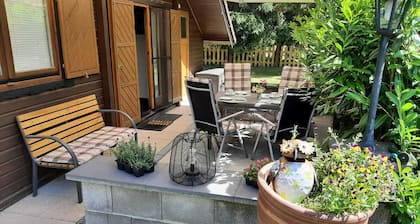 Maison de vacances 'Obert - Drognitz' avec terrasse privée, jardin commun et Wi-Fi