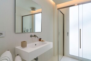 Shower, hair dryer