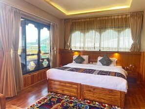 Deluxe Double Room, 1 Double Bed, City View | Premium bedding, in-room safe, desk, laptop workspace - Pema Yangsel Hotel (Paro)