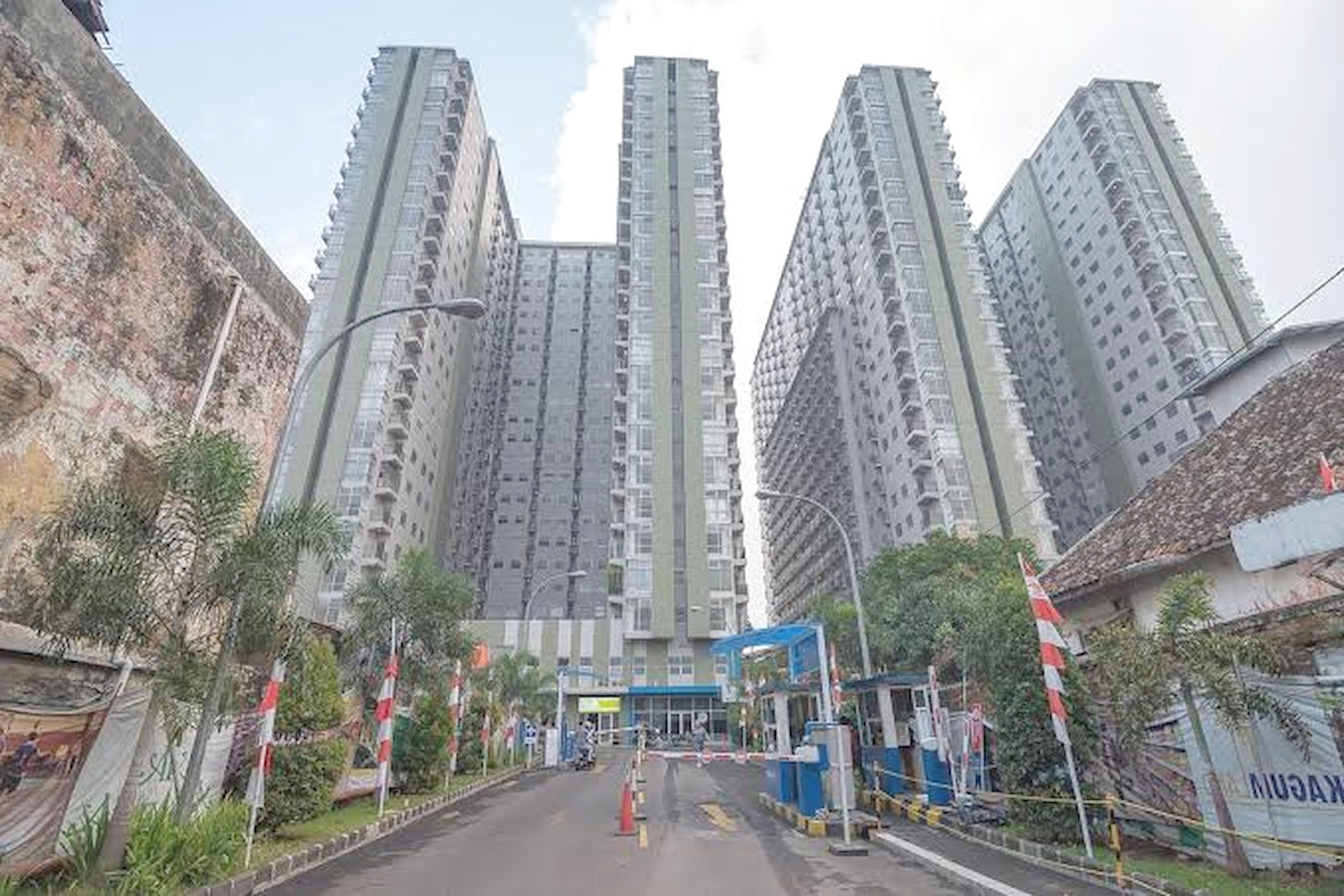 Voorkant van accommodatie