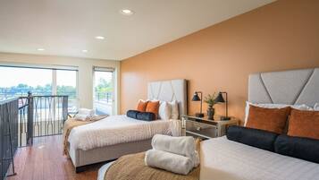 2 soveværelser, skrivebord, strygejern/strygebræt, Wi-Fi