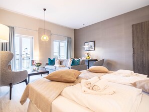 Iron/ironing board, free WiFi - Appartement Himmelblau mit Blick auf Bodden und Ostsee im Ostseebad Wustrow (Wustrow)